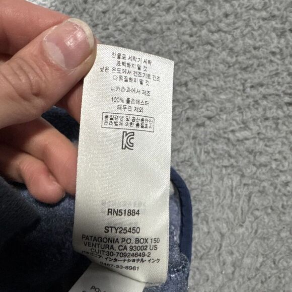 Patagonia Synchilla Pullover Mens L Snap-T Blue Aztec Geometric Fleece 25450 - Picture 7 of 12